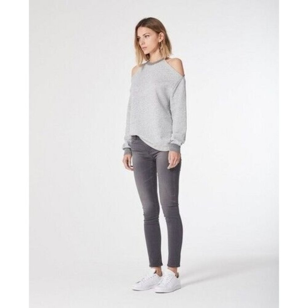 NWT AG Adriano Goldschmied Womens Jeans 31 Legging Ankle Skinny Grey Low Rise - Picture 1 of 7